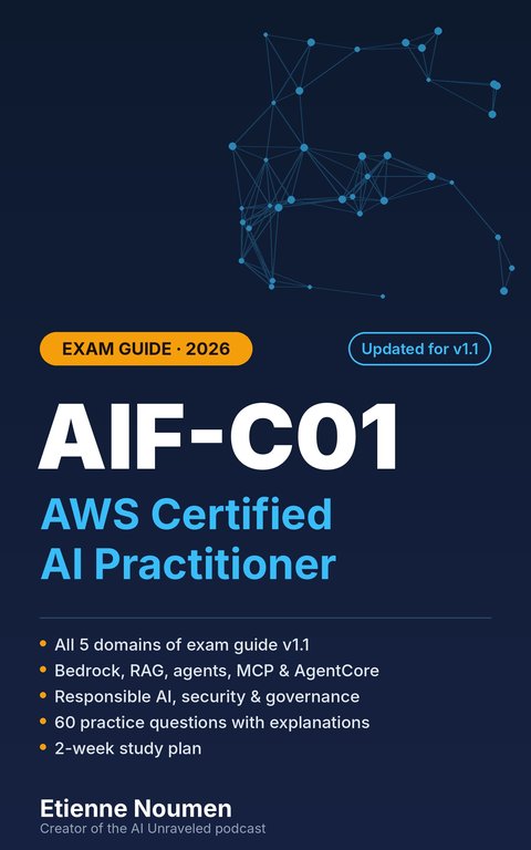 AIF-C01 AWS Certified AI Practitioner Exam Guide 2026 eBook cover