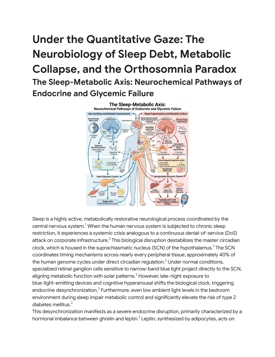 The Neurobiology Of Sleep Debt Cover