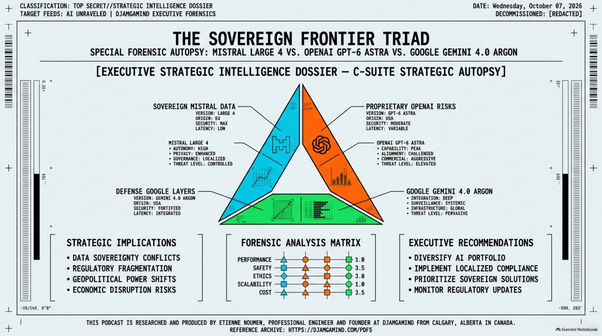 The Sovereign Frontier Triad Presentation Deck Cover