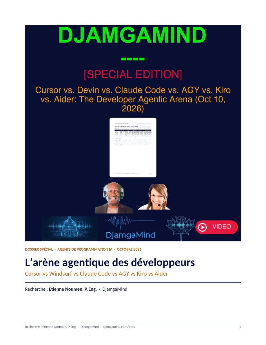 L'arène agentique des développeurs Cover